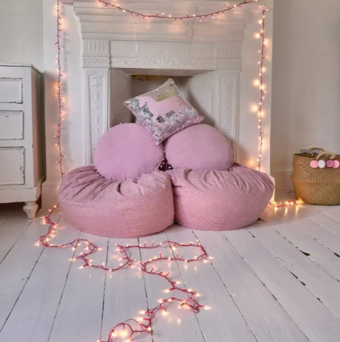 pink fairy light chain indoor or outdoor use