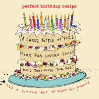 birthday cake card poet and painter