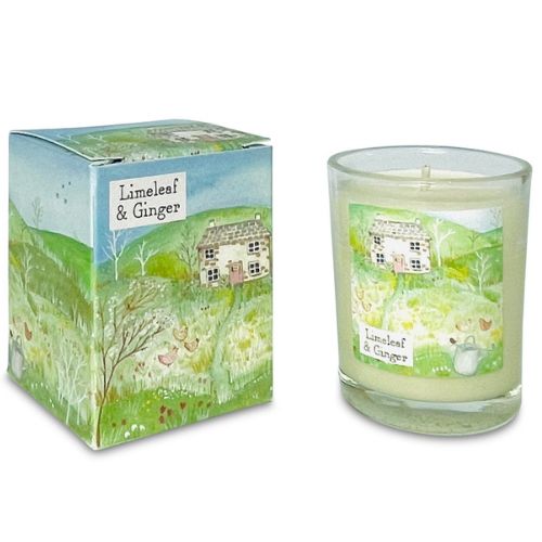 Illustrated Candle Summer Cottage