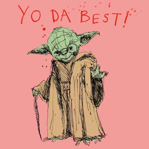 Yo Da Best Card