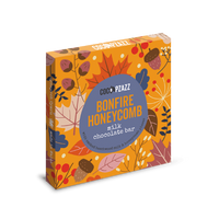 Bonfire honeycomb milk chocolate bar