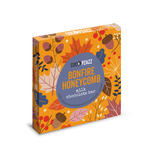 Bonfire honeycomb milk chocolate bar