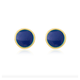 Gold  plated enamel studs