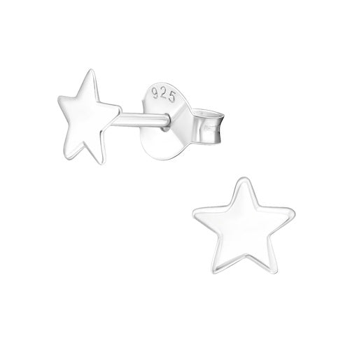 Starry Silver Studs