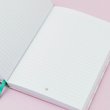 Lined hardback notebook