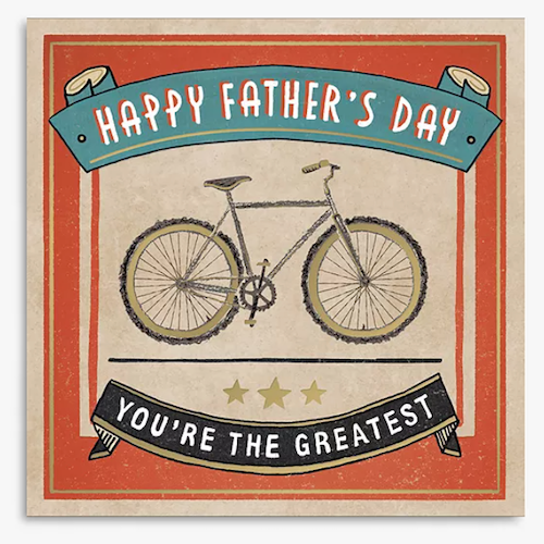 Father's Day Card Vintage Bike