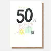 50th Birthday Card