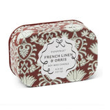 French Linen And Orris Candle Tin