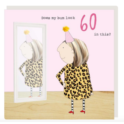 rosie made a thing 60th birthday card