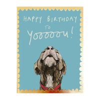 funny doggy birthday card