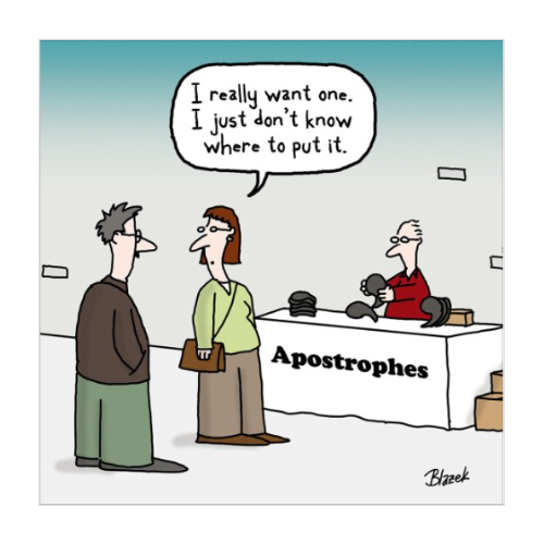 Apostrophes Card