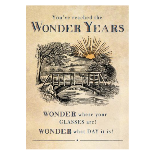 Wonder Years Card