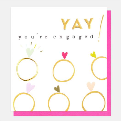 engagement card by caroline gardner