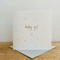 new baby girl card