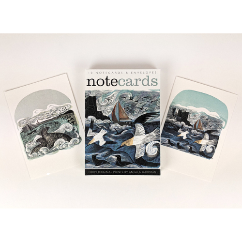 set of art angels note cards by Angela Harding