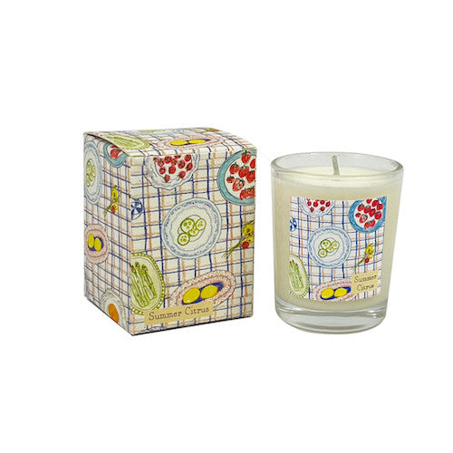 Illustrated Candle Summer Citrus
