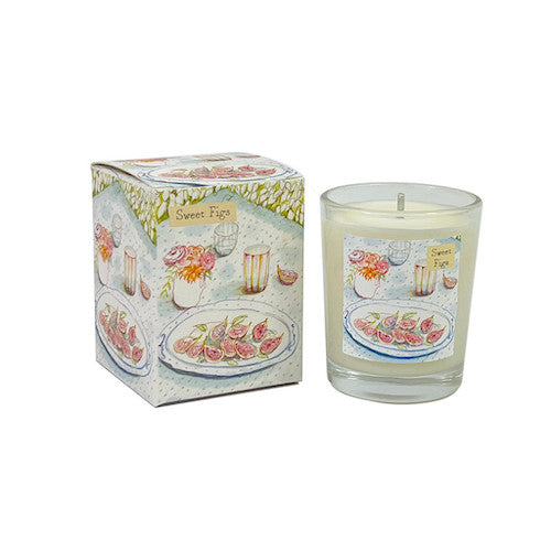 Illustrated Candle Sweet Figs