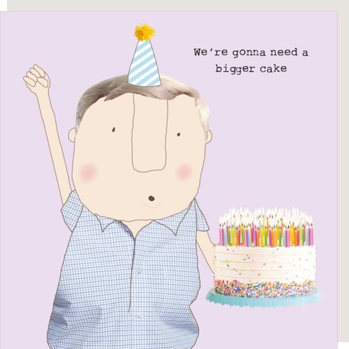 Rosie Made A Thing Card Bigger Cake