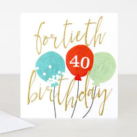 40th birthday card caroline gardner